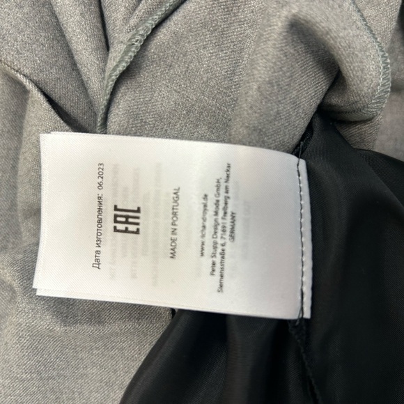 Rich and Royal NWT size 6 Gray Pleated Skirt ultra classic/academia/office siren - Picture 9 of 10